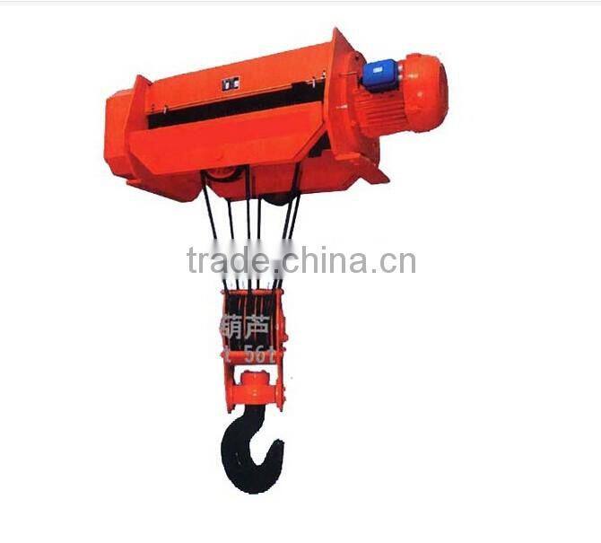 20 ton electric wire rope motor hoist with good price