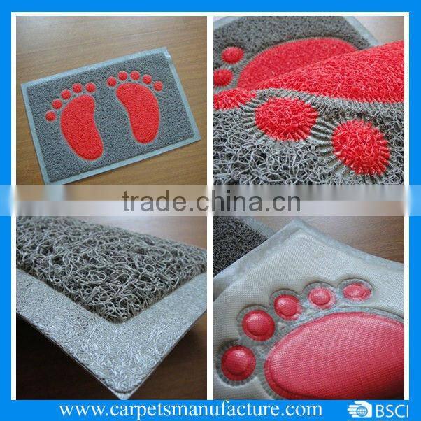 Non-woven needle punched polyester frieze carpet