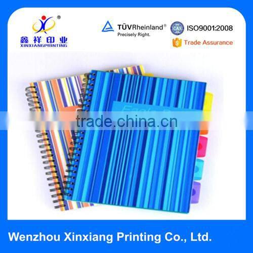 cute writing kraft paper spiral exercise notebook