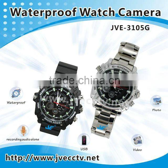 newest!!! IR HD waterproof camera JVE 3105G,Recording audio alone/night vision function