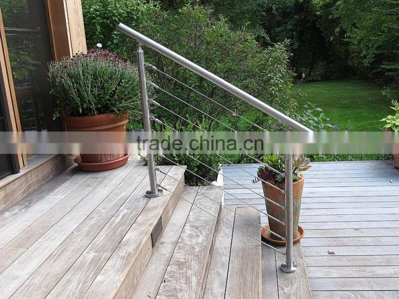 cable wire rope railing stainless steel railings balcony railing designs