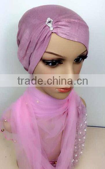 C065 new style jersey elastic tube underscarf,muslim scarf hats