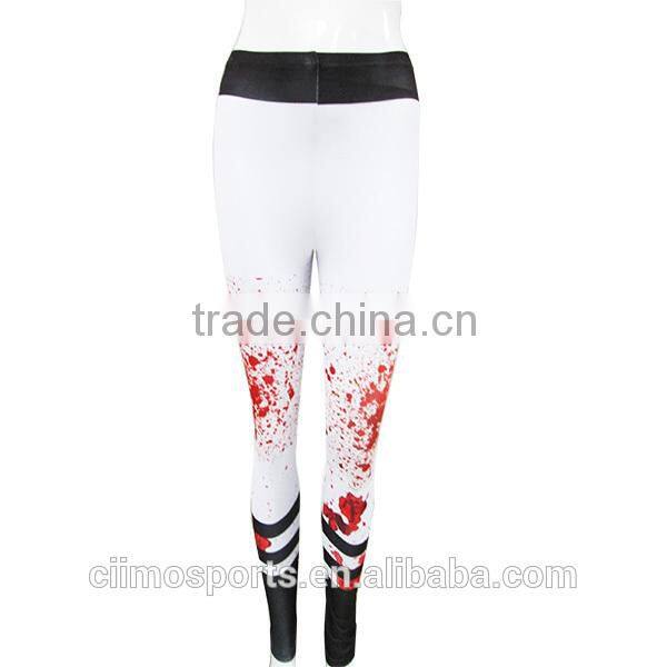 Custom Design Sublimation Printed USA National Flag Women's Leggings