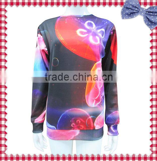 New 2015 Custom Sweatshirt High Quality Women Sweatshirts Facotry Direct Clothing Wholesale For Promotion Advertising