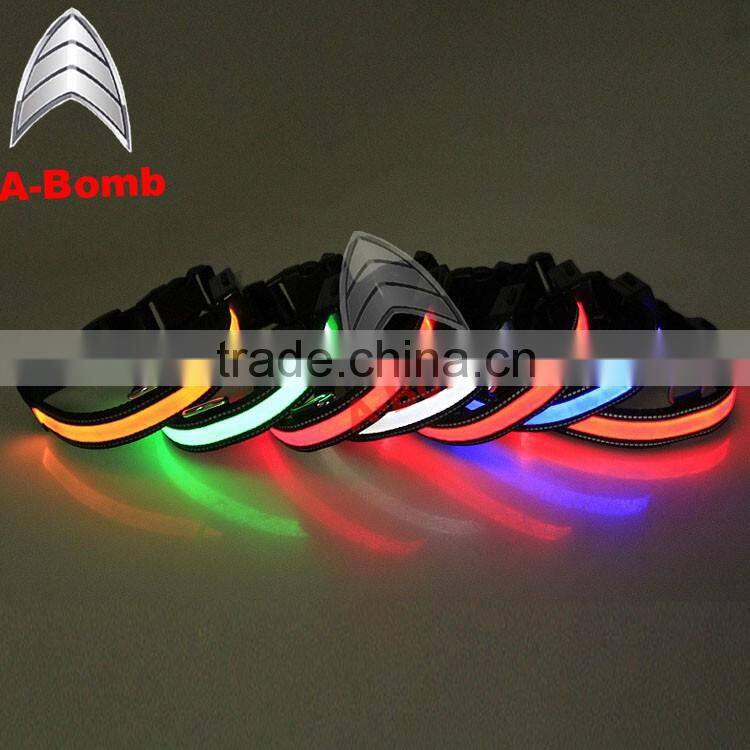2016 A-bomb LED/solar pet collar