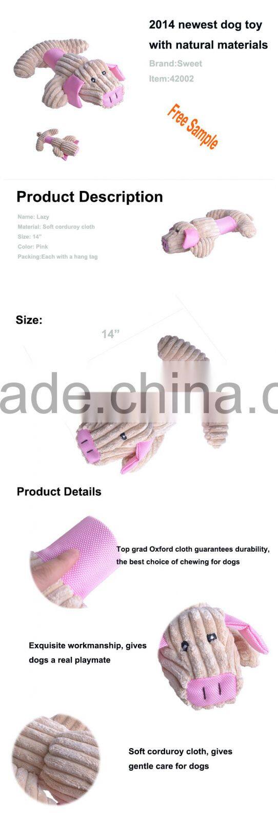 2015 new Cartoon Animal Pet Toy For Dog Toy With Squeaker