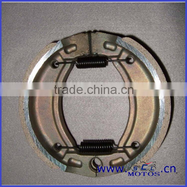 SCL-2012030011 friction material motorcycle brake shoe with top quality