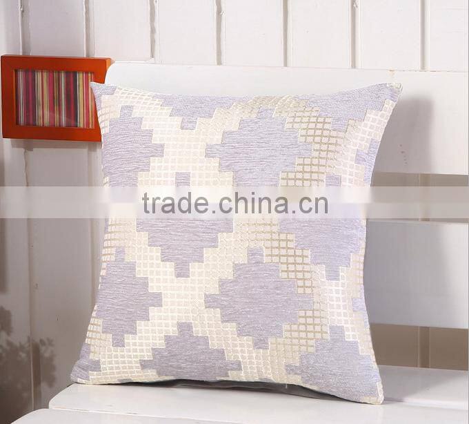 New pattern colorful chenille sofa chair cushion covers, pillow cover