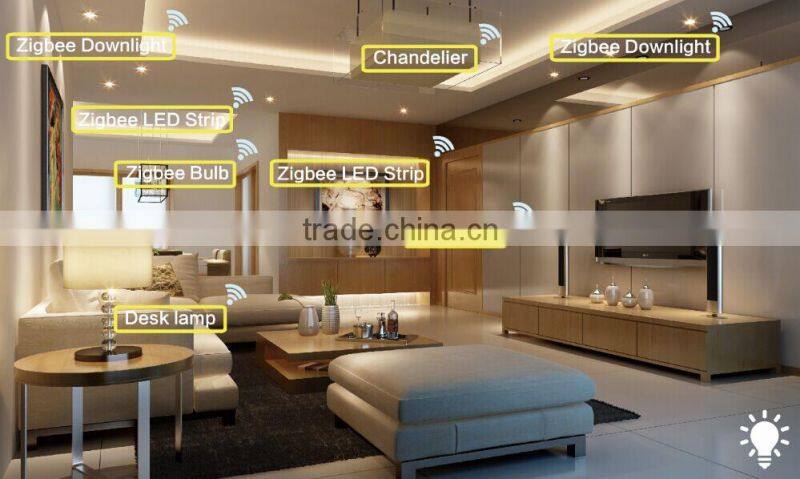 Android iPad APP Zigbee IEE802.15.4 Intelligent home lighting home RGB strip waterproof play music 16 million colors