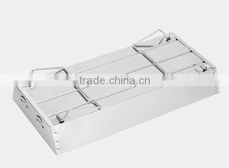 High quality Stainless Steel Portable Foldable Charcoal bbq grill