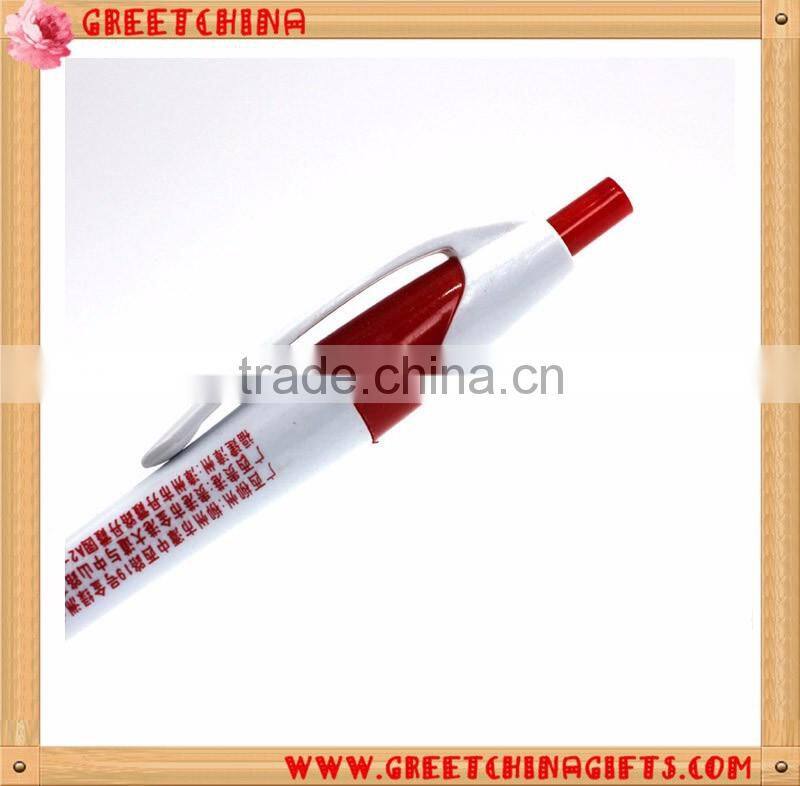 Custom Printed Promotional Ads Plastic Cheap Ball Pen