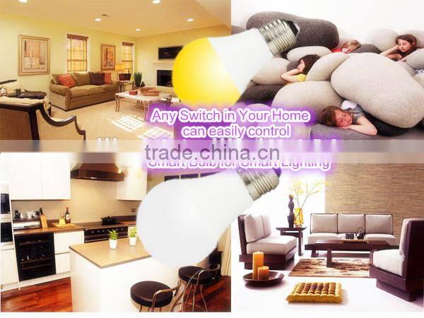 factory price 6w, 600ml smart led light, led bulb.