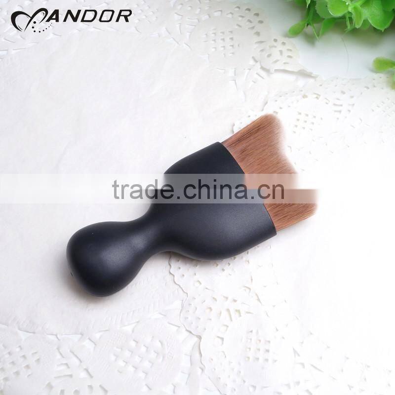 Unique synthetic hair mini purple makeup brushes