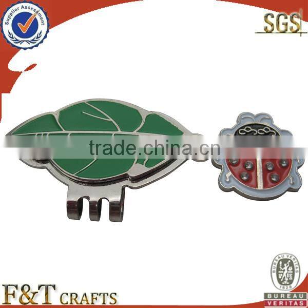 customized sport magnet golf hat clips with ball markers