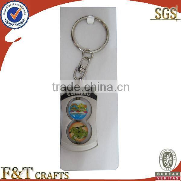 make your own keychain with custom cool design alloy peace sign printing logo