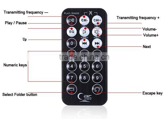 LCD Car Audio Kit Wireless Mp3 Player with FM Transmitter Modulator SV005787