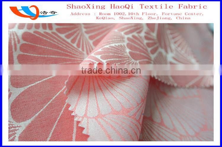 China supplier polyester cotton jacquard fabric used clothing