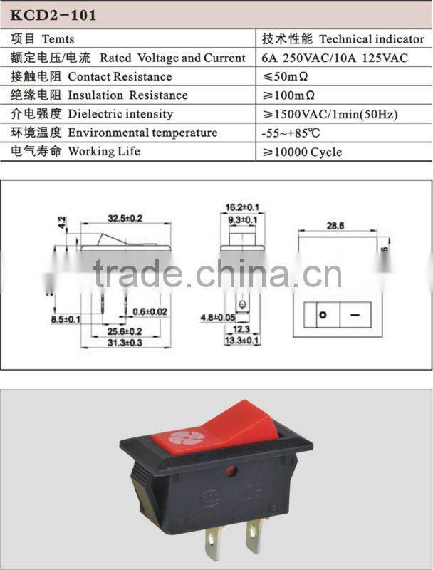 KCD Series Rocker Switches