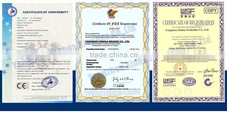 Factory custom made best quality medium soft hard bristle folding toothbrush