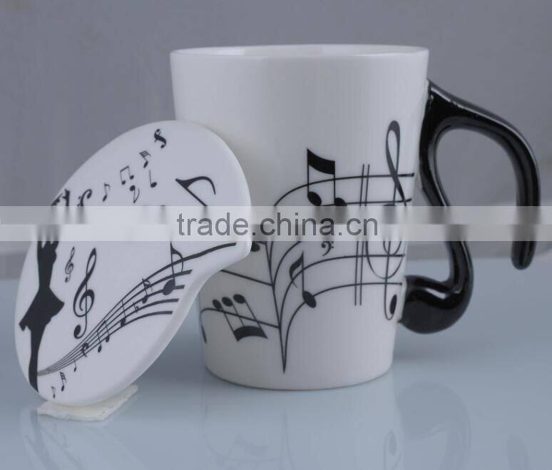 2016 Dedo Music Gifts Made in china Environmental protection material music note mugs