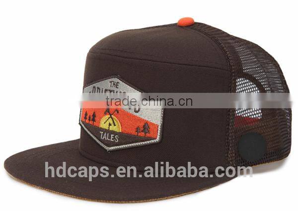 Custom embroidery patch trucker cap