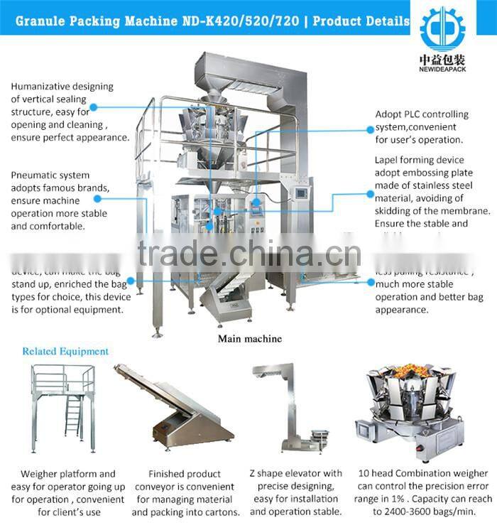 ND-K420/520/720/820 automatic Vertical counting and packing machine