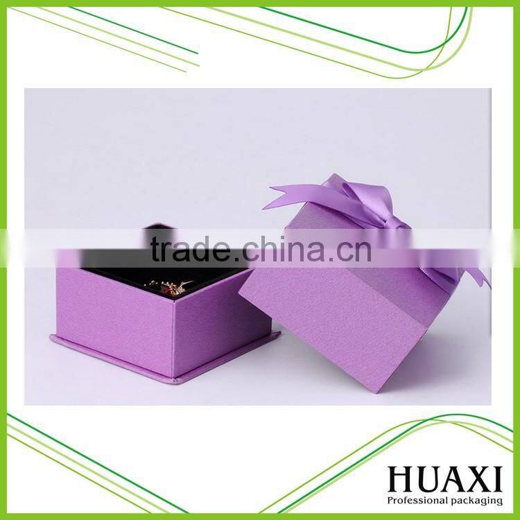 2016 Custom Logo Cheap Printed Small Paper Cardboard Jewelry Boxes/Ring Boxes