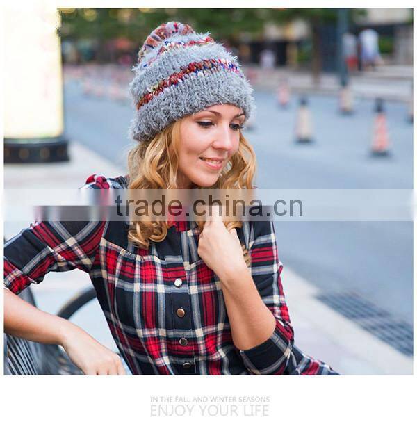 Latest Fashion pretty elegant girls lovely cute sublimation Knitted Hat