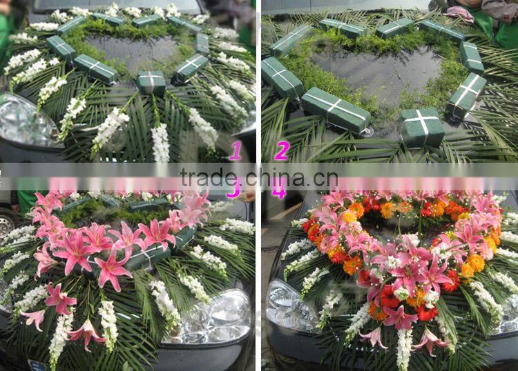 Biodegradable Wet Green Floral Foam Blocks For Fresh Flowers