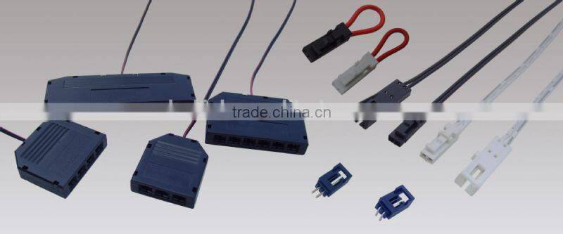 12 Volt DC led surface mounted swing light male plugs Y splitter cables