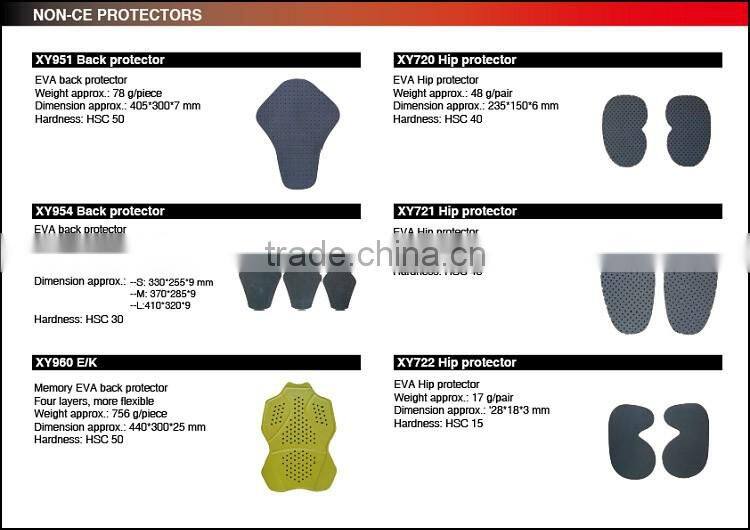 CE approved insert knee pad protection for motorcycle pants