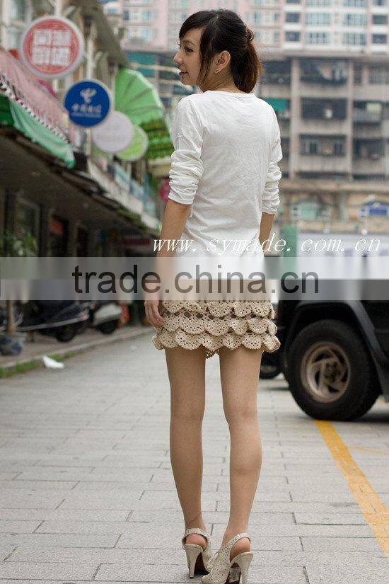 crocheted skirt