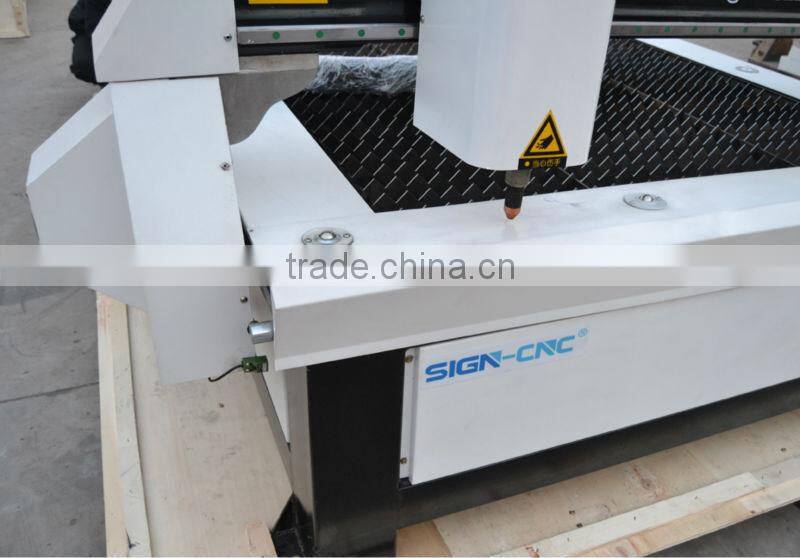 High power SIGN 1325 cnc plasma cutting machine for metal