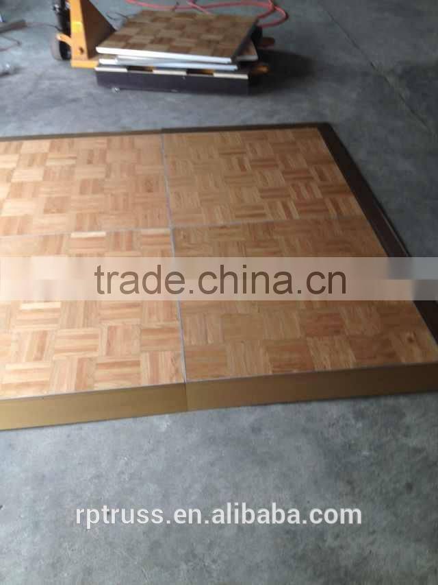 RP solid Wood Black White Dance Floor, Dance Floor for sale