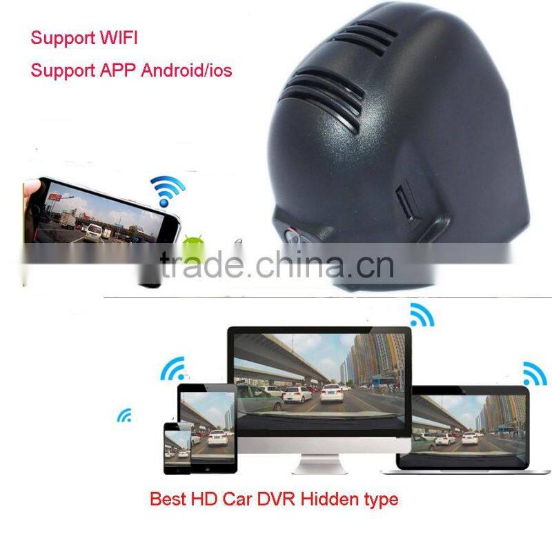 car dvr WIFI connection hidden car dvr camera hd 1080p car dvr fit for audi car