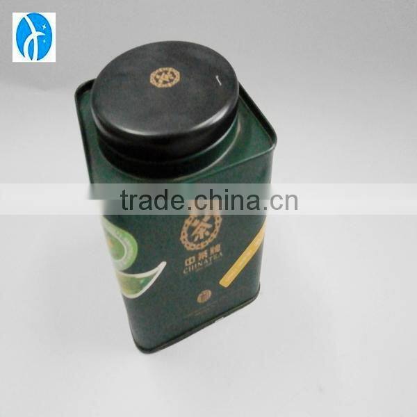 OEM square tea empty metal tin cans wholesale