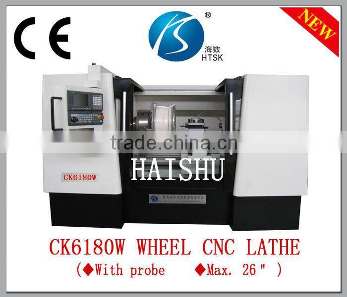 High quality CK6180W Wheel straightening lathe used in car 4S -shops