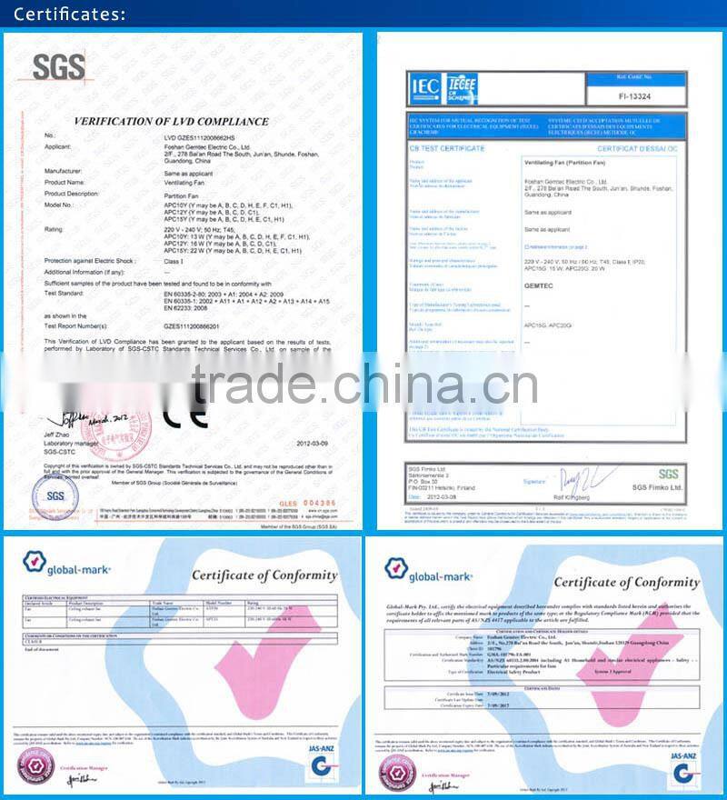 6-inch Glass Mounted Exhaust Toilet Fan