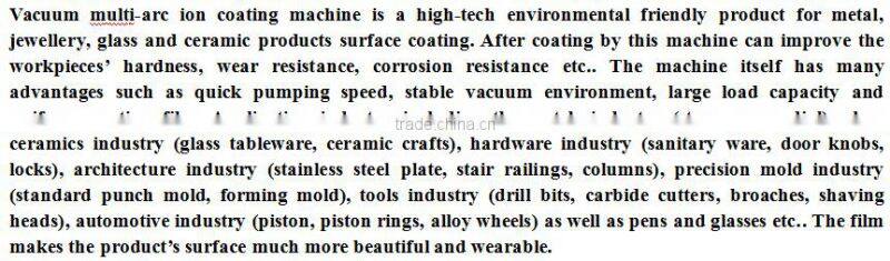 pvd plasma coating equipment / PVD Multiple Arc Ion Coating Machine