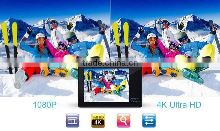 4K 30fps action camera sport cam mini Vedio camera 1080P Ultra HD 170 HD Wide Angle Fish-eye Lens