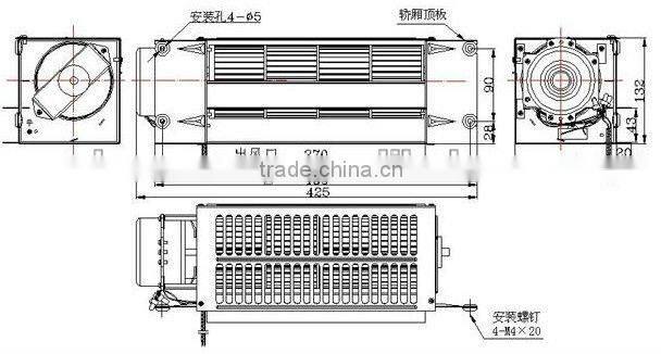 elevator machine,elevator part,fuji elevator parts,Elevator fan, 3-year warranty/Infrared door detector