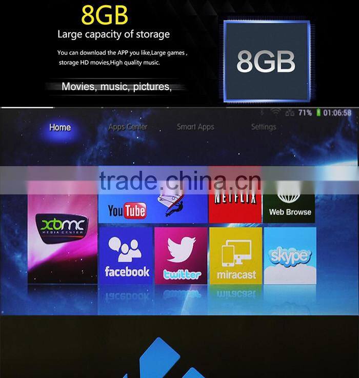 1080P Android DLP Full HD Mini LED Projector for Smartphone with Wifi Miracast