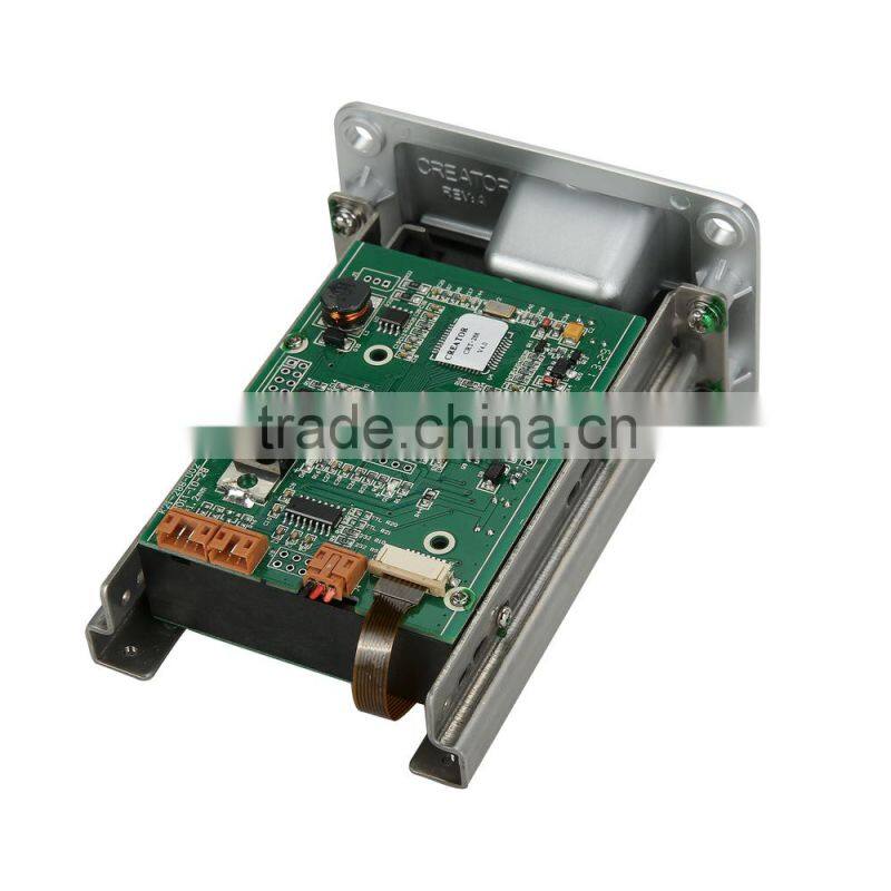 dip card reader with smart bezel for gaming slot machine application