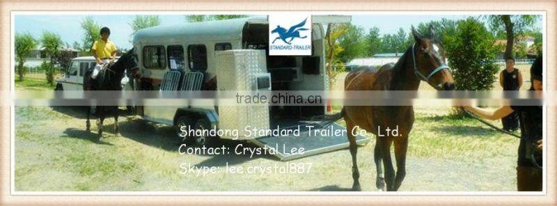 11m Gooseneck for 3 horse in double hot dip galvanized chassis