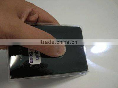 hot promotion gifts card keychain torch light
