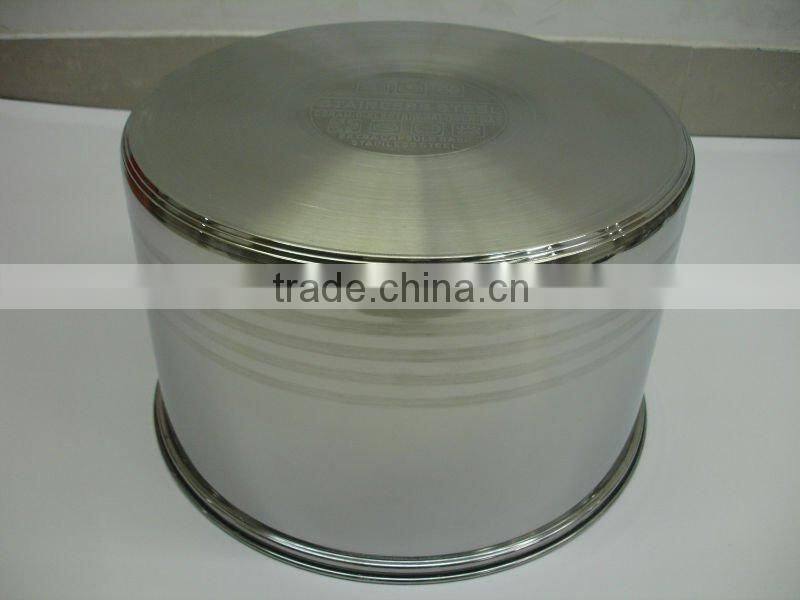 Stainless steel deep stock pot 32cm