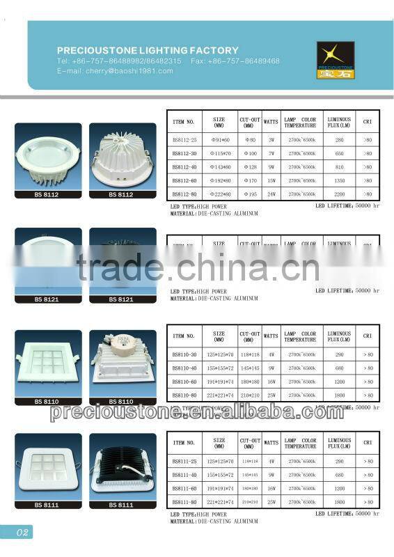 POWER LEDS spotlighting aluminum 24W