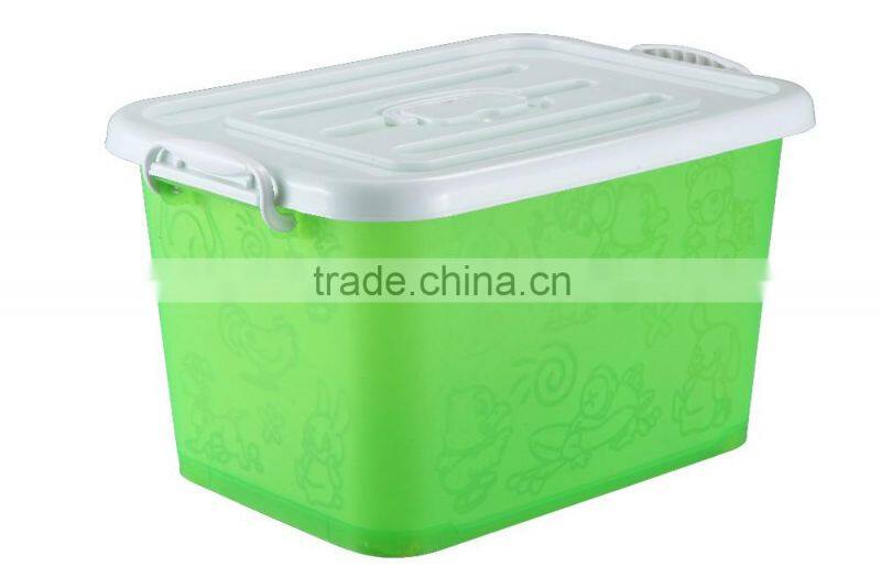 Clear PP Plastic Storage Box Without Lid