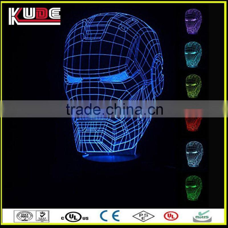 Foshan New Item 3D Illusion Fancy Table Lamps For Home Decoration