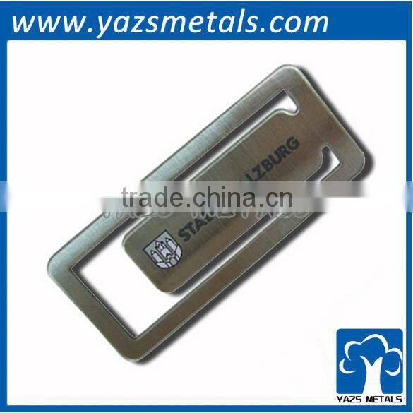 Etching hollow out metal Custom bookmark